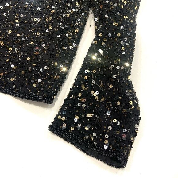 SCALA Silk Sequin Jacket - Picture 2 of 10